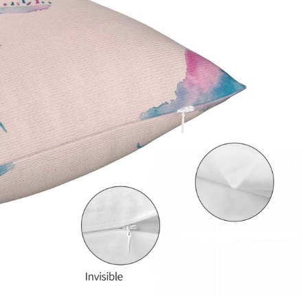 Housse de coussin lin Dinosaure