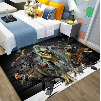 Tapis enfant dinosaure