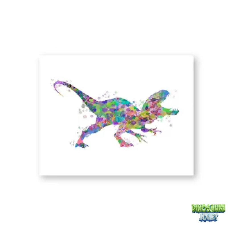 Affiche en soie T-rex