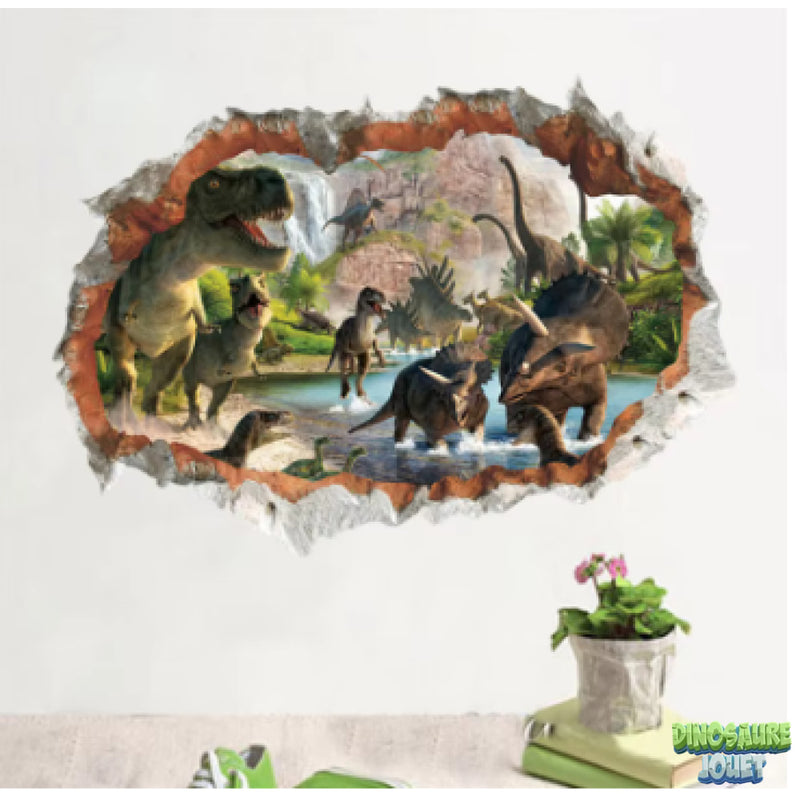 Autocollant mural Dinosaure du jurassique
