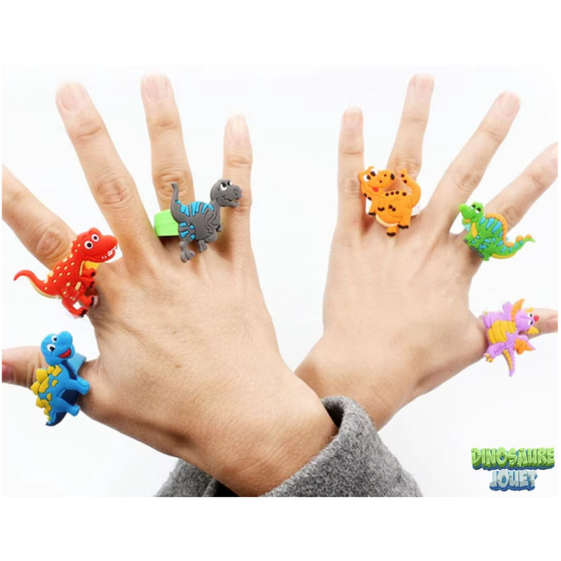 Bague Plastique Dinosaure