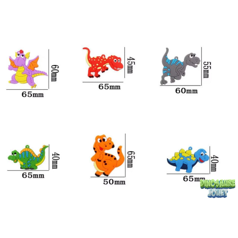 Bague Plastique Dinosaure
