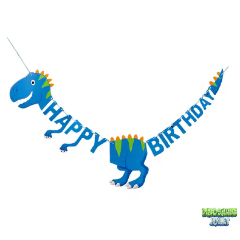 Banderole Anniversaire Dinosaure