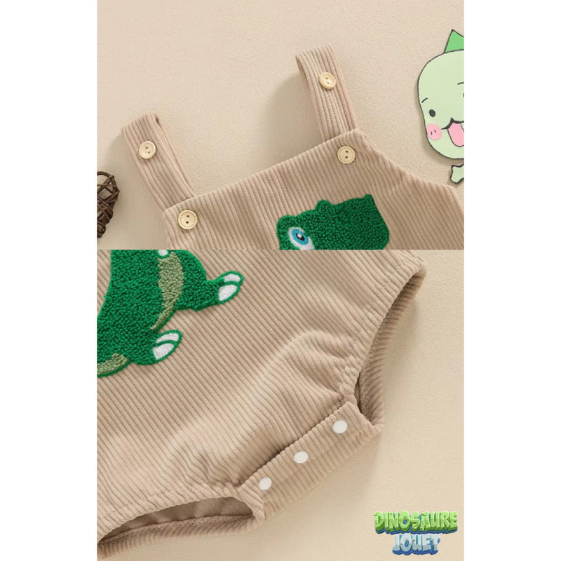 Barboteuse coton bebe Dinosaure