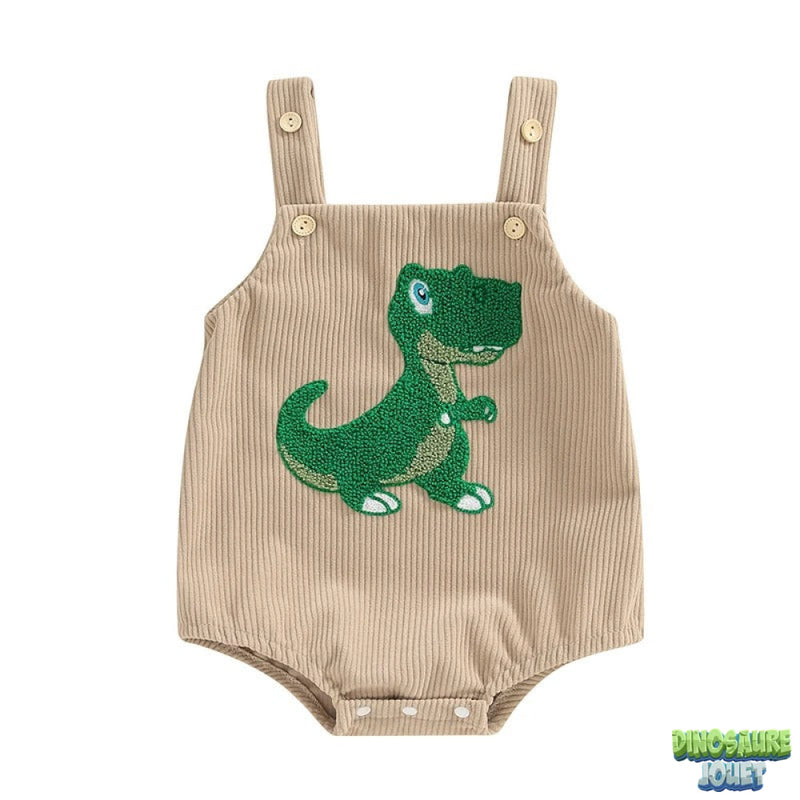 Barboteuse coton bebe Dinosaure
