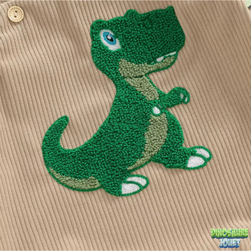 Barboteuse coton bebe Dinosaure