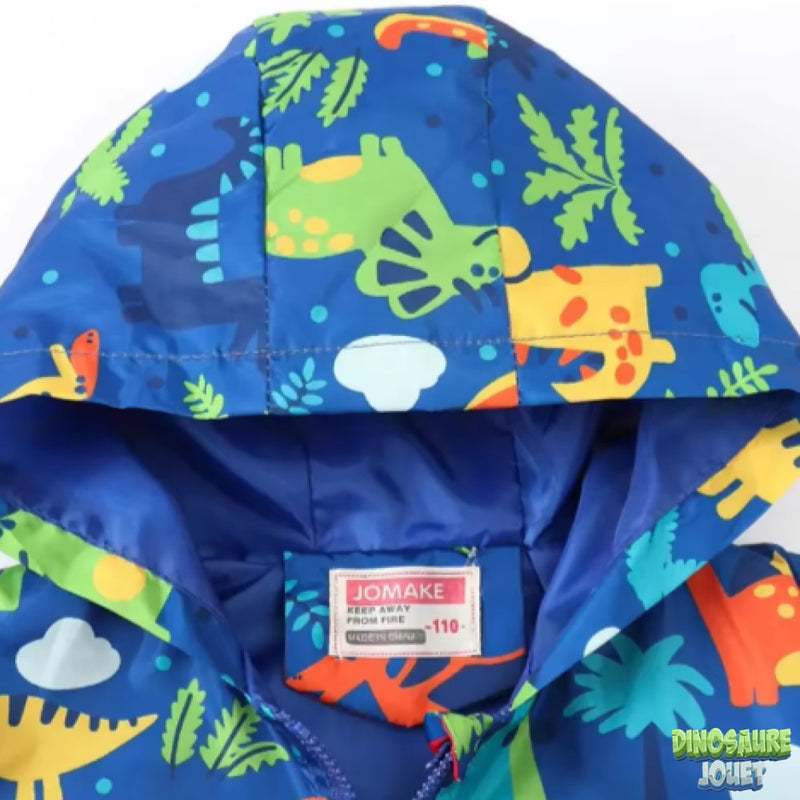 Blouson enfant motif dinosaure