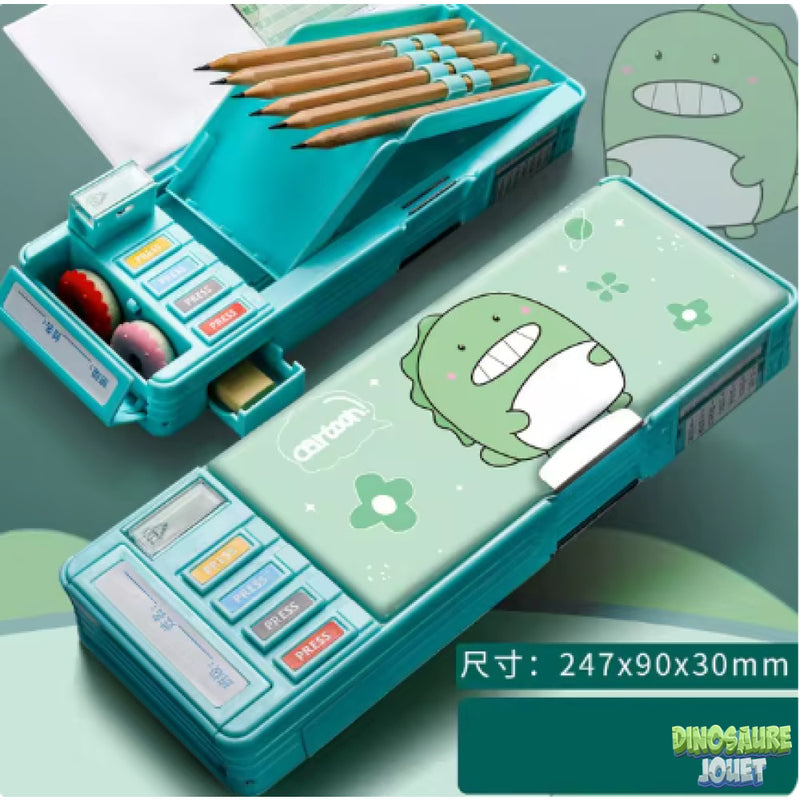 Boite à crayon Dinosaure robot