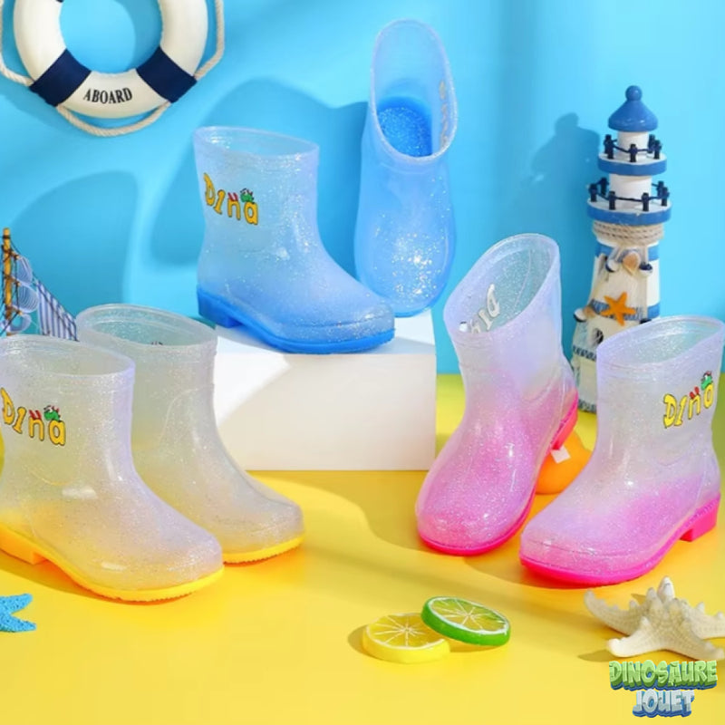 Botte en caoutchouc enfant Dinosaure