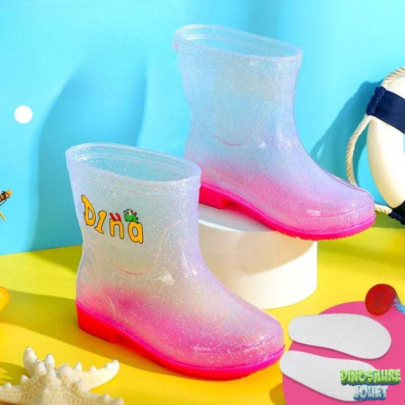 Botte en caoutchouc enfant Dinosaure