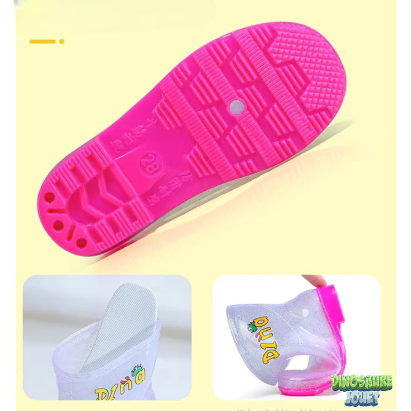 Botte en caoutchouc enfant Dinosaure