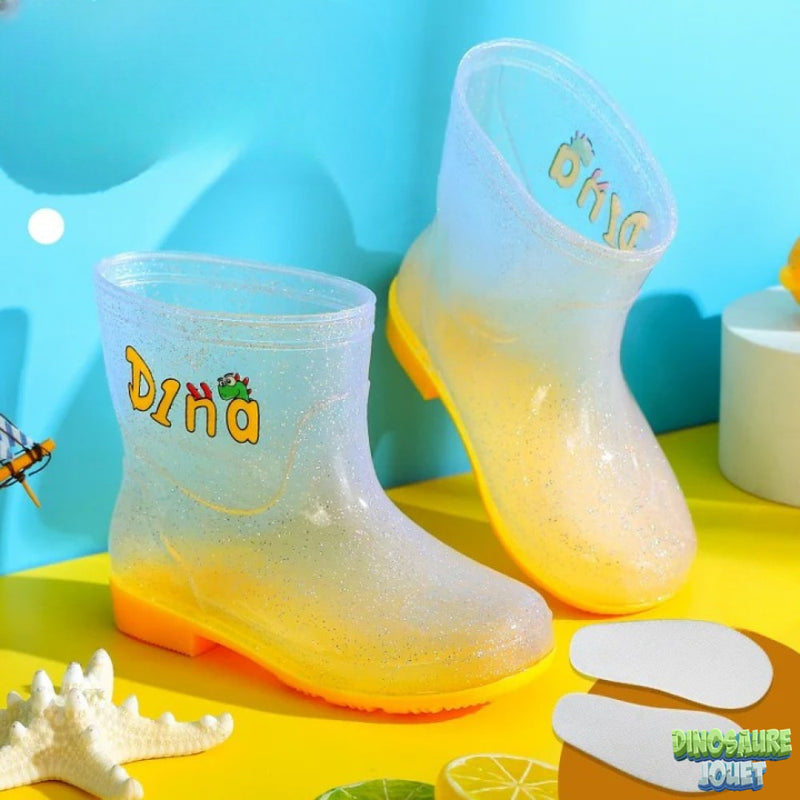 Botte en caoutchouc enfant Dinosaure