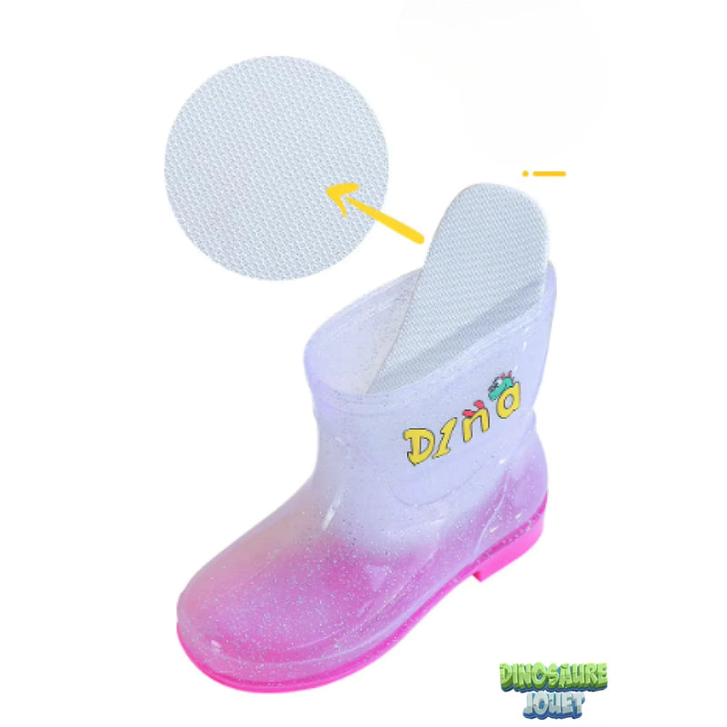Botte en caoutchouc enfant Dinosaure