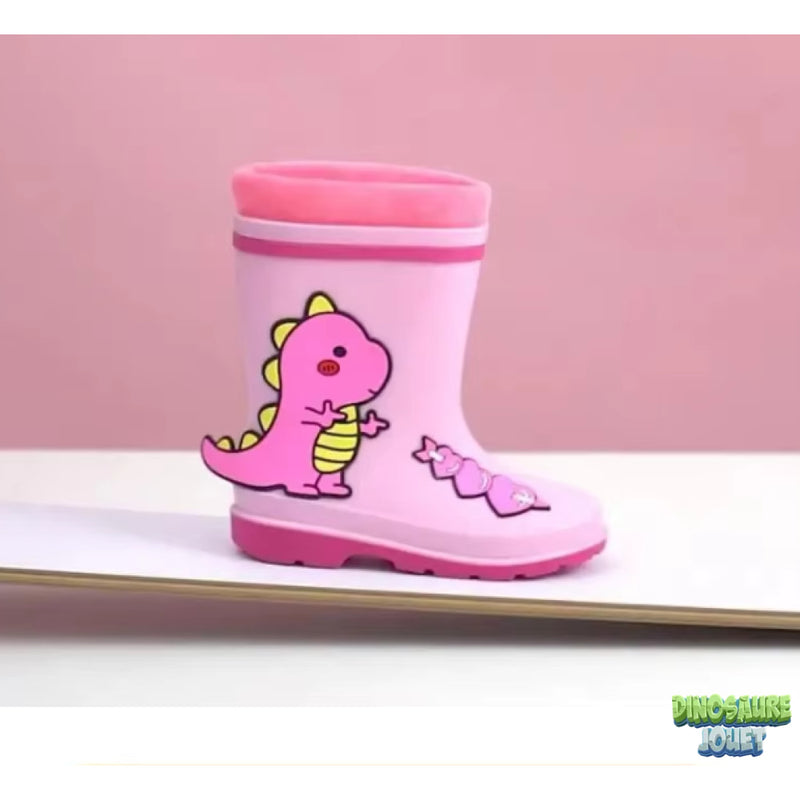 Bottes de pluie rigolotes Dinosaure