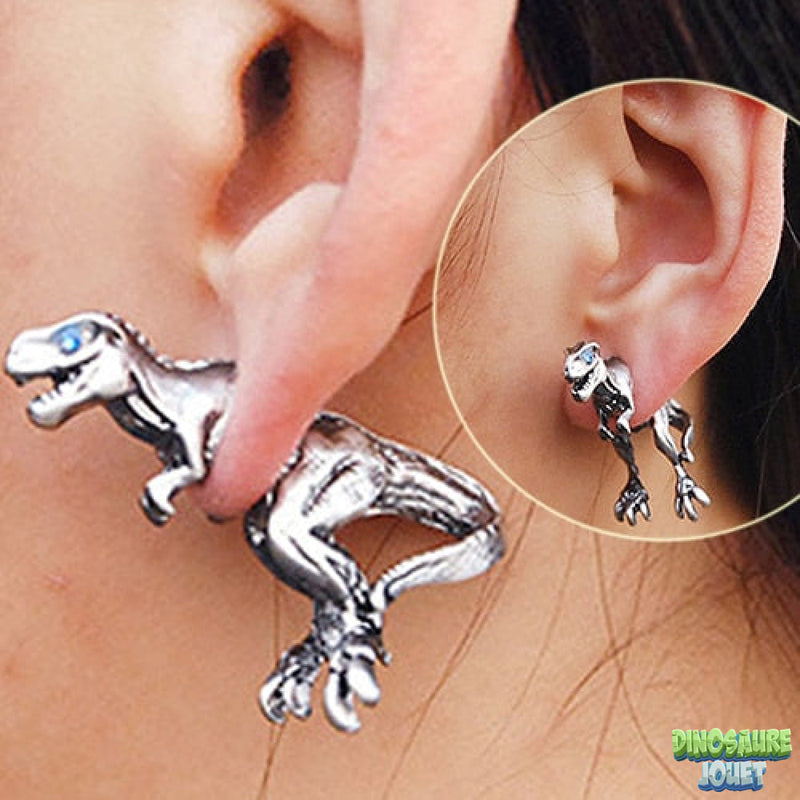 Boucle d’oreille T-rex