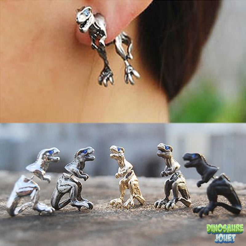Boucle d’oreille T-rex