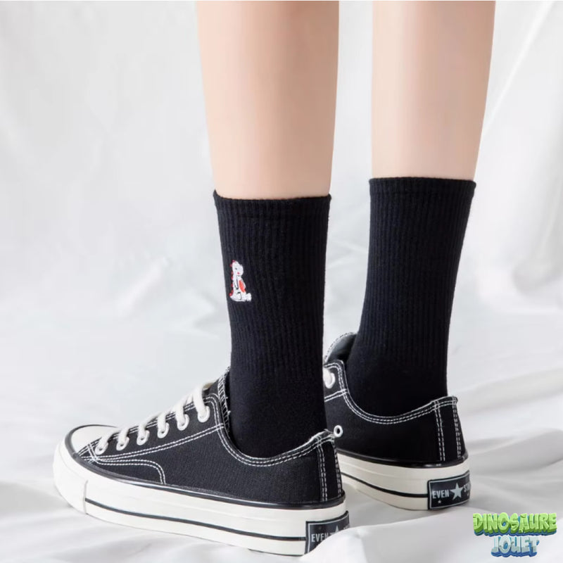 Chaussette motif Dinosaure