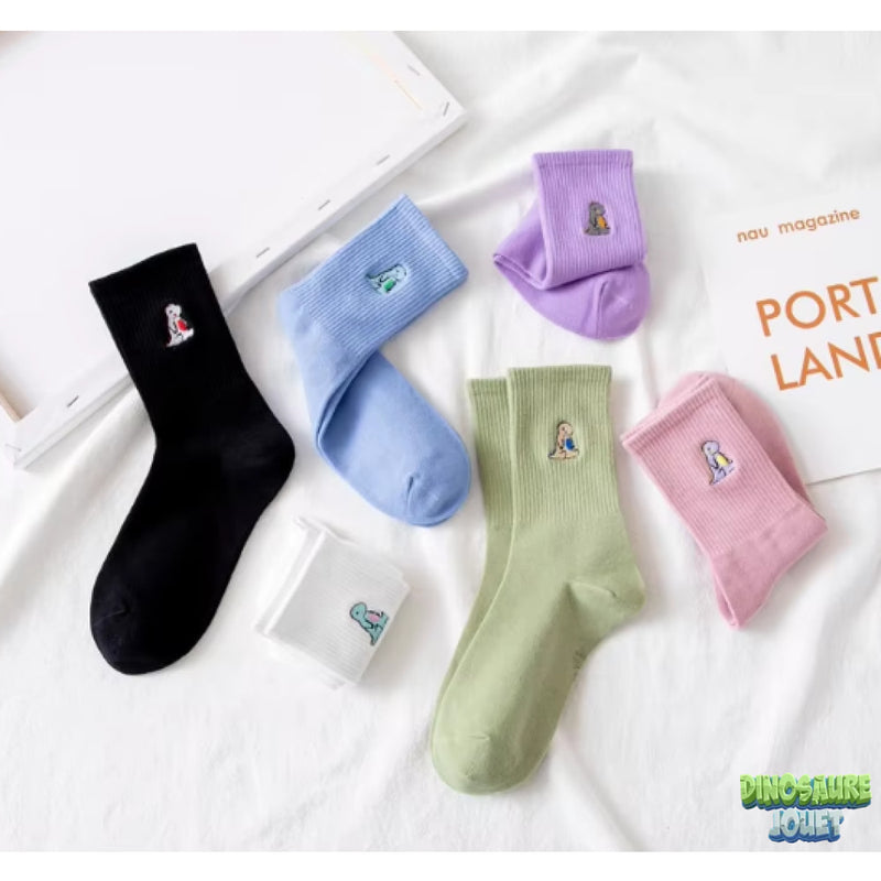Chaussette motif Dinosaure