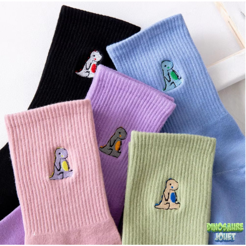Chaussette motif Dinosaure