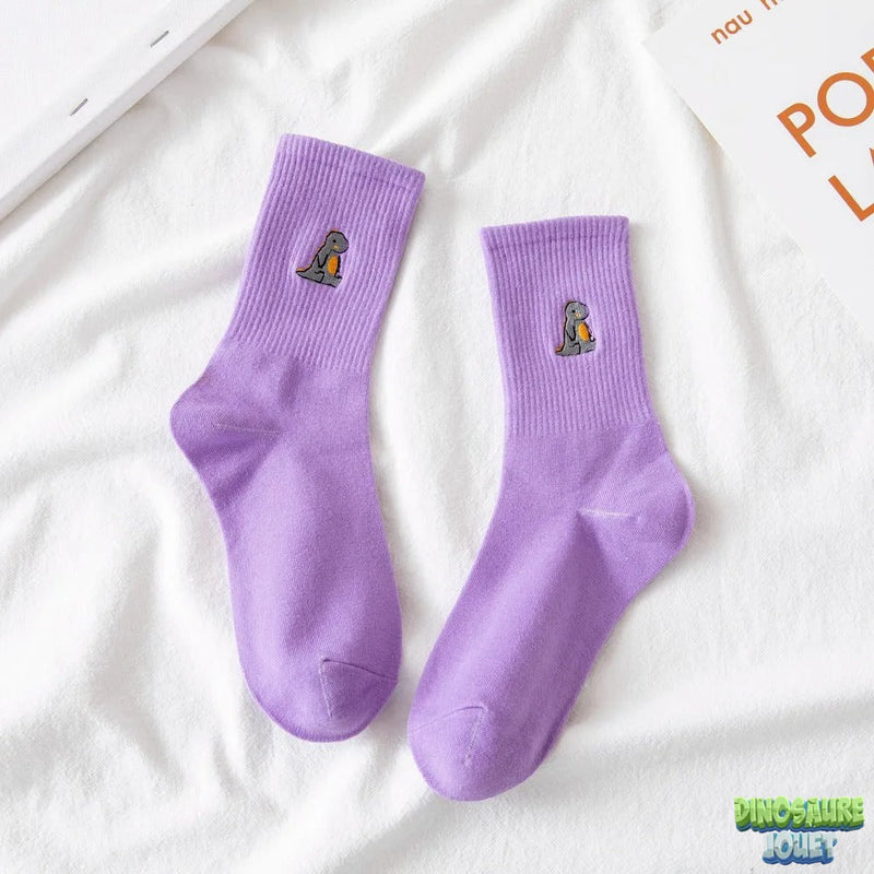 Chaussette motif Dinosaure