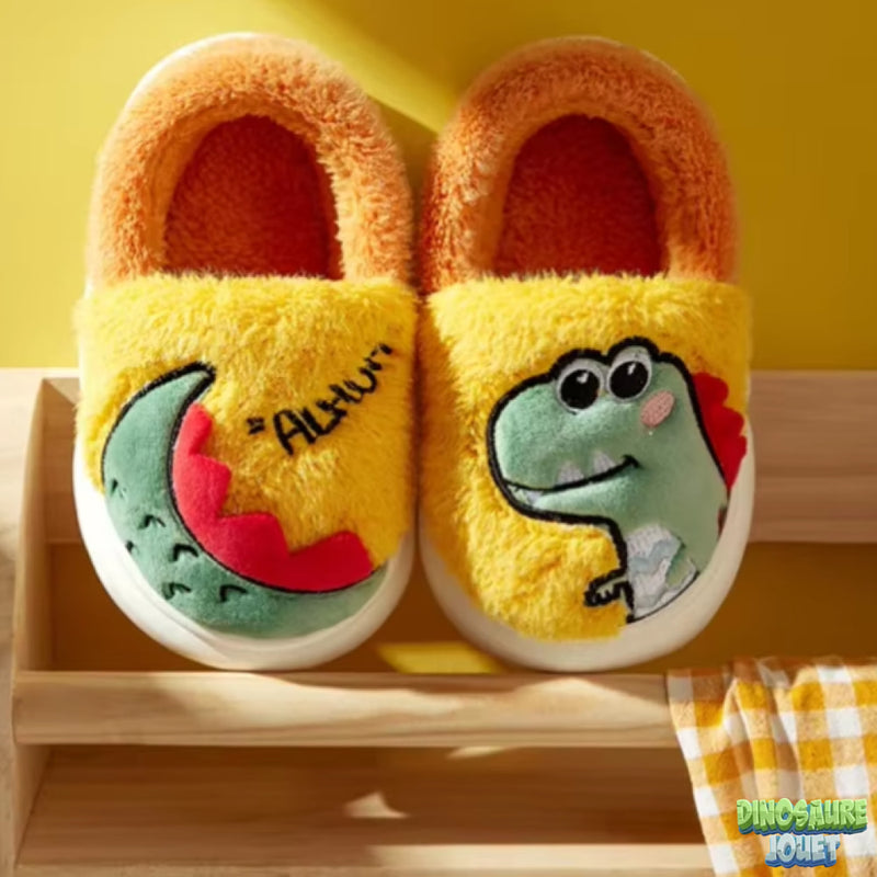 Chausson chaud pour l’hiver Dinosaure