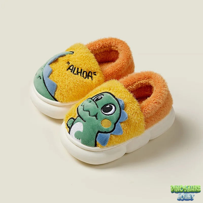 Chausson chaud pour l’hiver Dinosaure