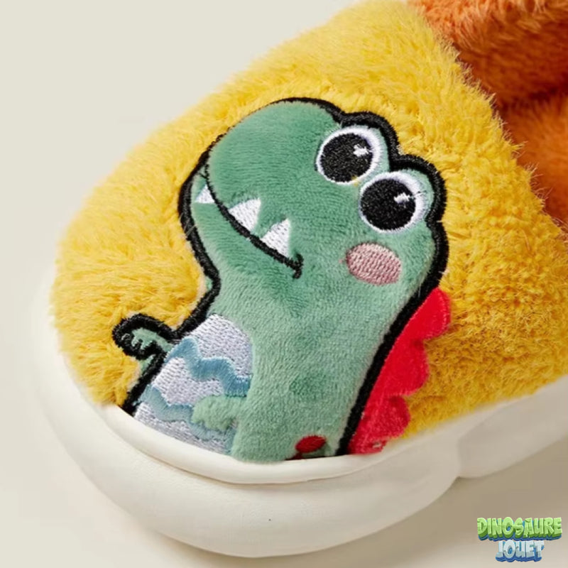 Chausson chaud pour l’hiver Dinosaure