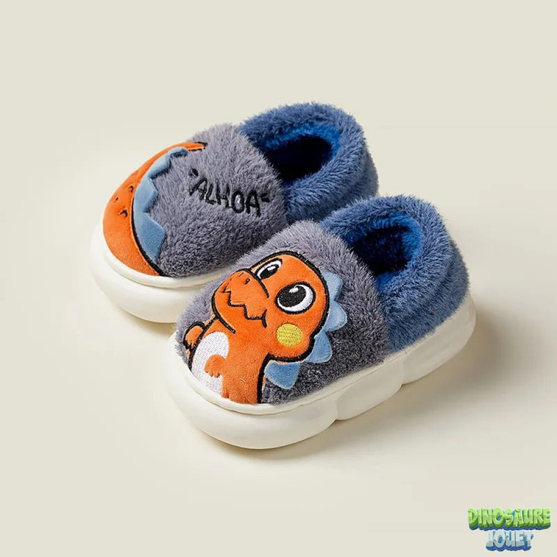 Chausson chaud pour l’hiver Dinosaure