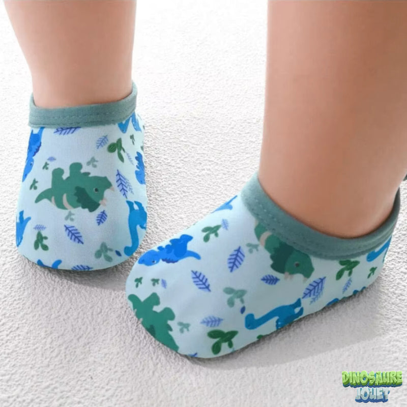 Chausson pied nu Dinosaure