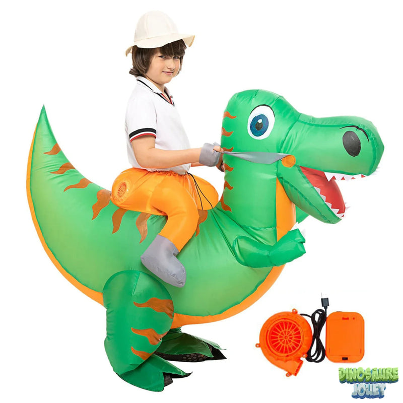 Costume gonflable de T-rex des dinosaures