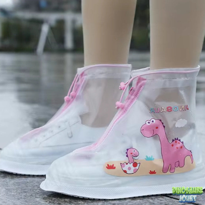 Couvre chaussure pvc Dinosaure