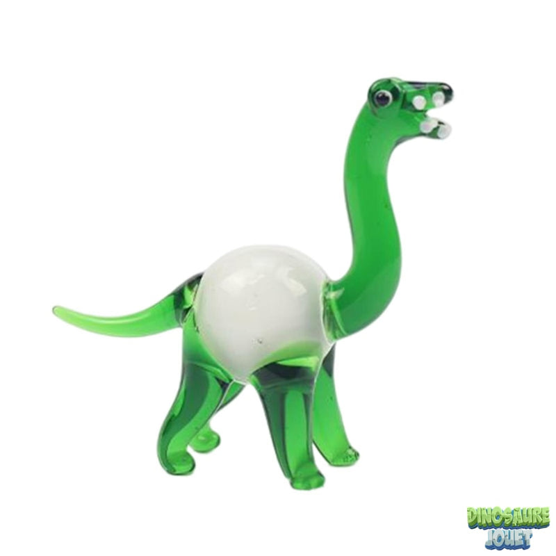 Deco statue dinosaure en verre