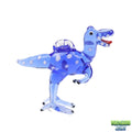 Deco statue dinosaure en verre