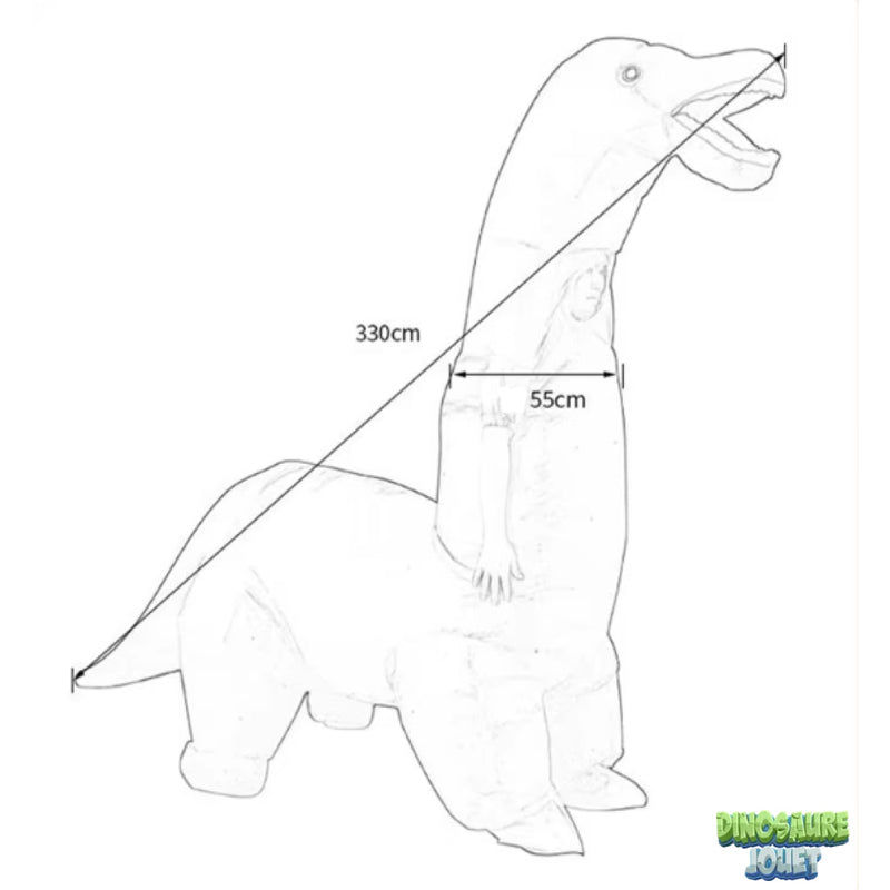 Déguisement de Dinosaure gonflable