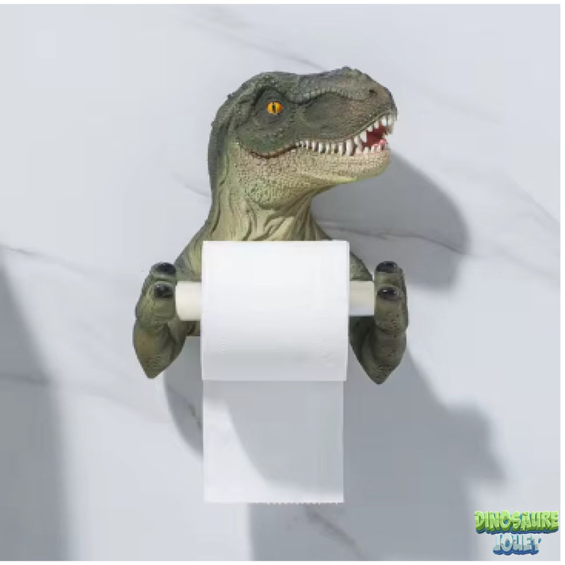 Derouleur papier wc Dinosaure vert