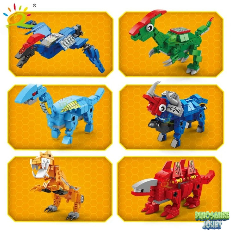 Dinosaure transformable 6 en 1