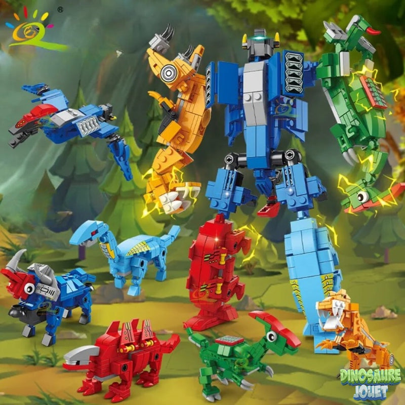 Dinosaure transformable 6 en 1