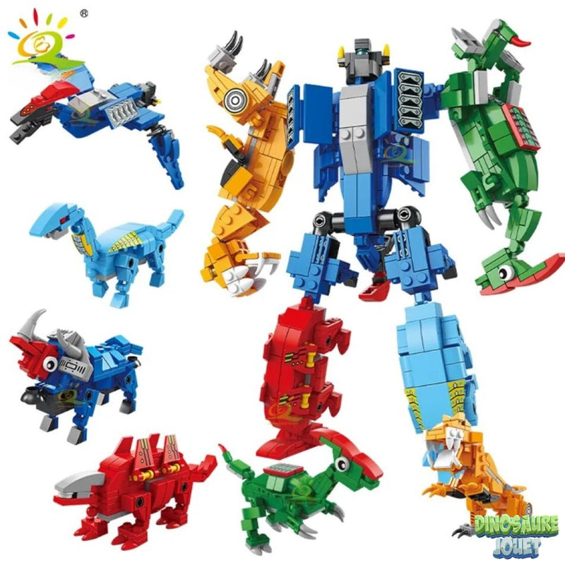 Dinosaure transformable 6 en 1