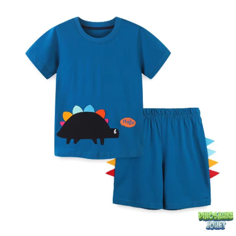 Ensemble Dinosaure bleu