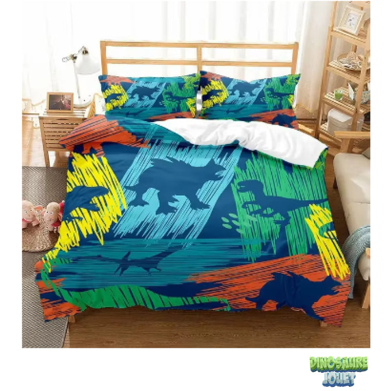 Ensemble housse de couette Dinosaure