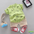Ensemble short garçon Dinosaure