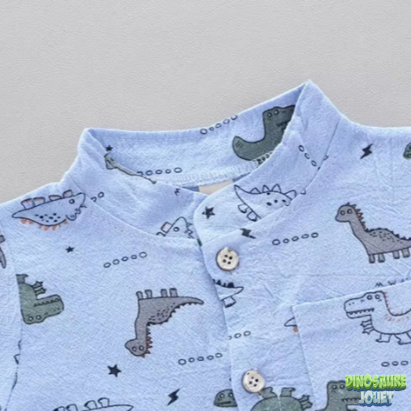 Ensemble short garçon Dinosaure