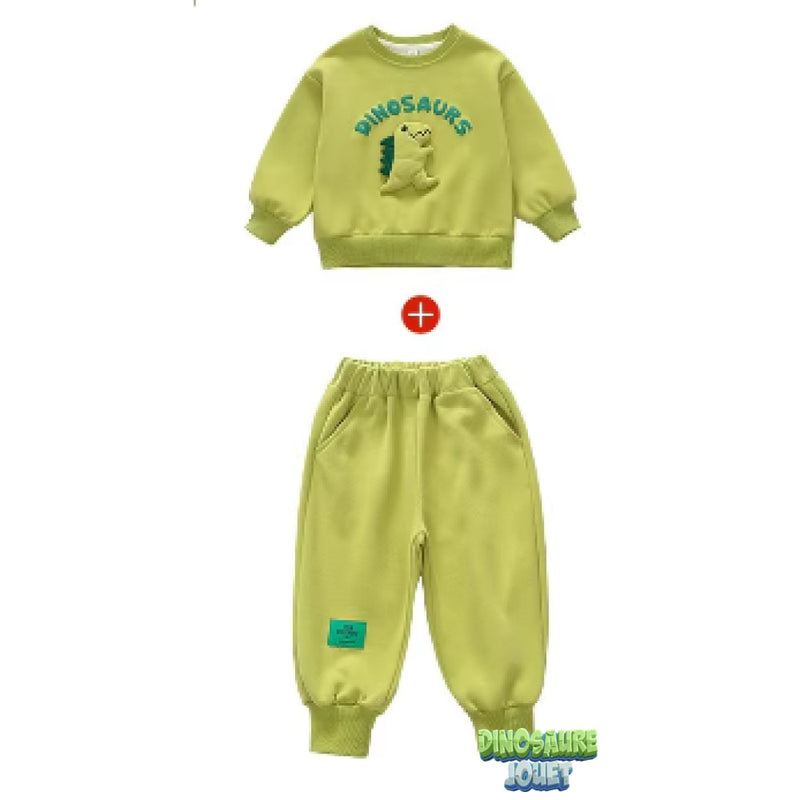 Ensemble sweat jogging Dinosaure