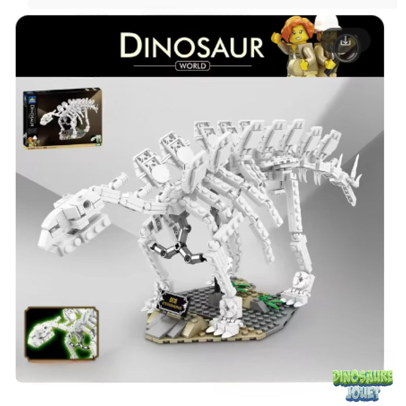 Fossile Lego Dinosaure ankylosaure