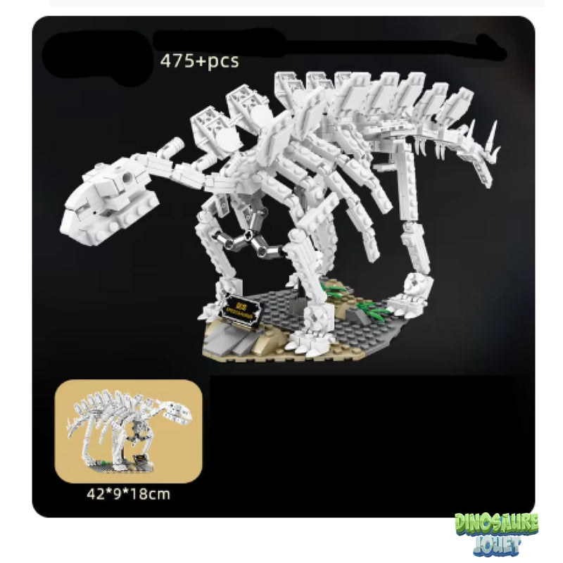 Fossile Lego Dinosaure ankylosaure