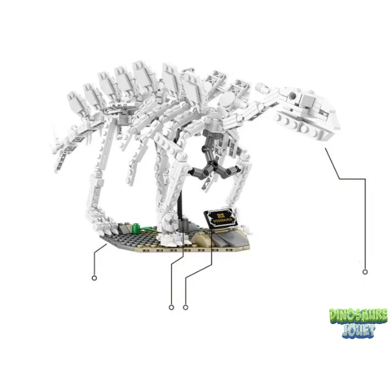 Fossile Lego Dinosaure ankylosaure