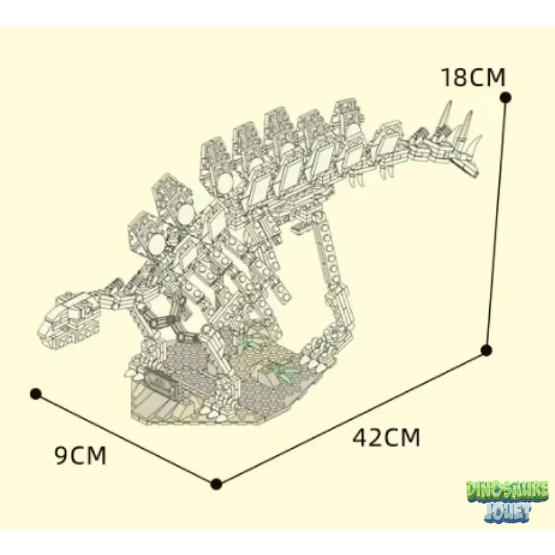 Fossile Lego Dinosaure ankylosaure