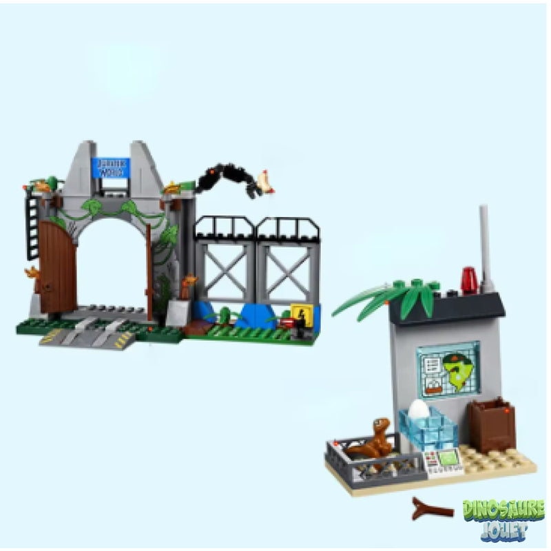 Lego Jurassic World laboratoire
