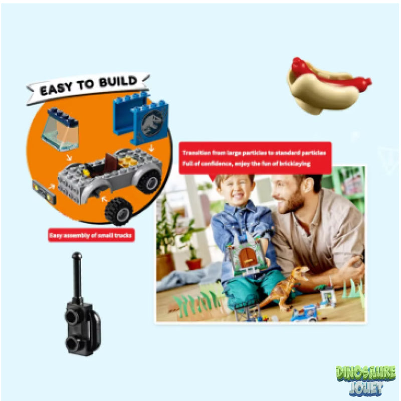 Lego Jurassic World laboratoire