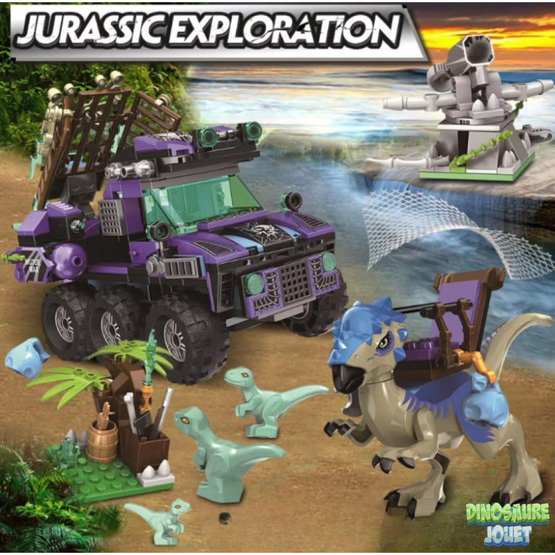 Lego Jurassic World velociraptor cage